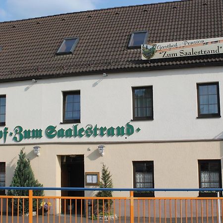 Gasthof & Pension Zum Saalestrand Bad Dürrenberg Exteriör bild