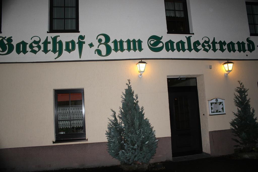 Gasthof & Pension Zum Saalestrand Bad Dürrenberg Exteriör bild